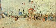 Vincent Van Gogh Street Scene in Montmartre oil painting reproduction